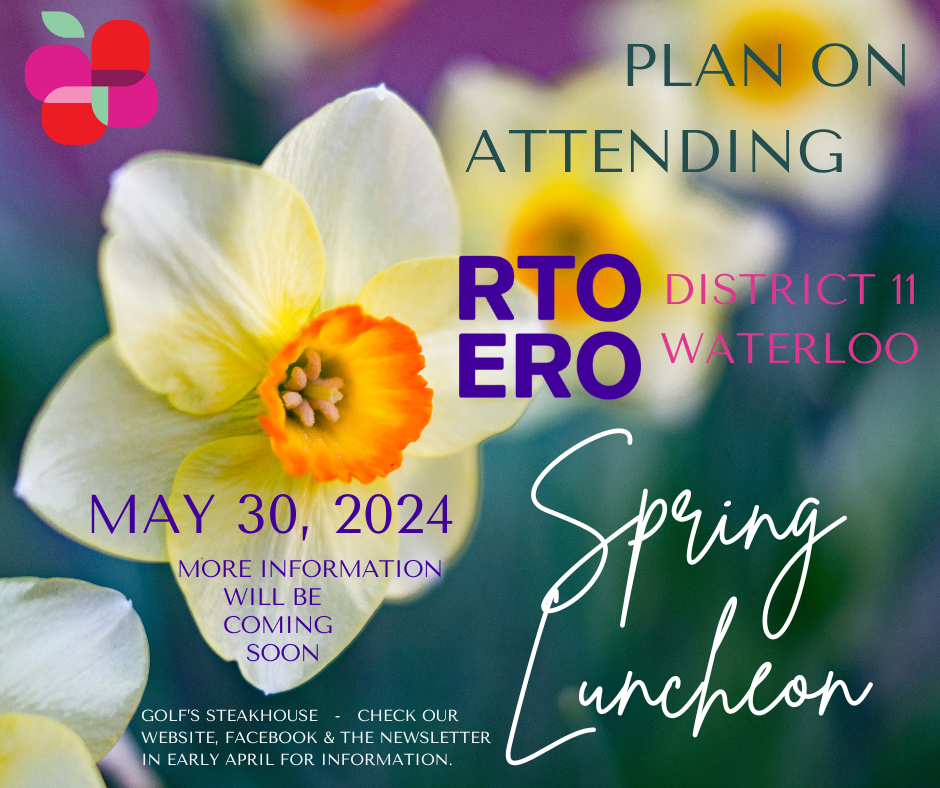 Plan on Attending our Spring Luncheon